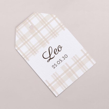 Beige tartan
