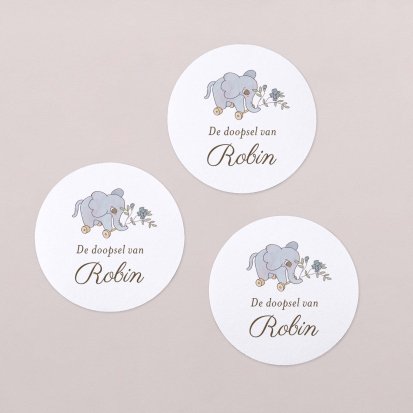 Mijn eerste portret - blauw