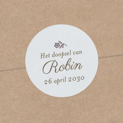 Mijn eerste portret - blauw