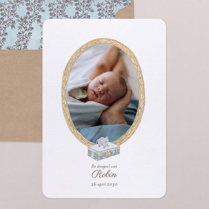 Mijn eerste portret - blauw