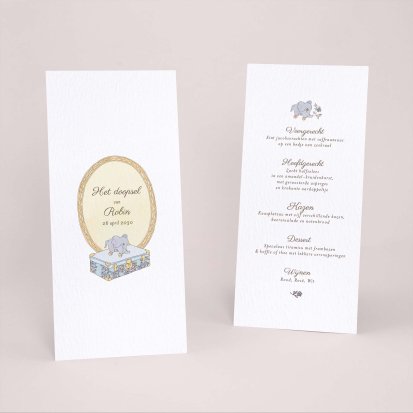 Mijn eerste portret - blauw