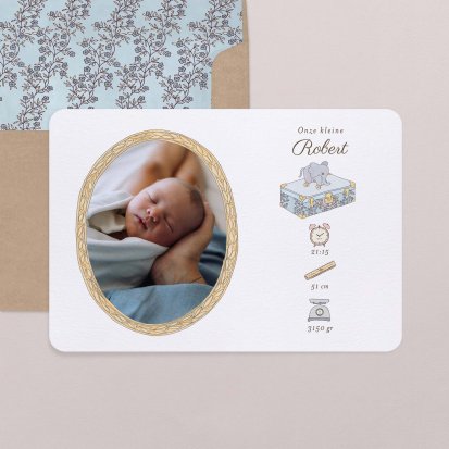 Memory box - blauw