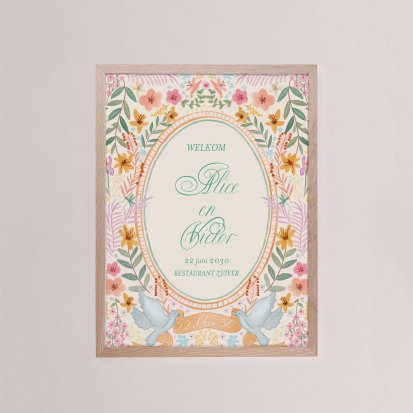 Pastel flowers