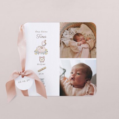 Mijn eerste portret - roze