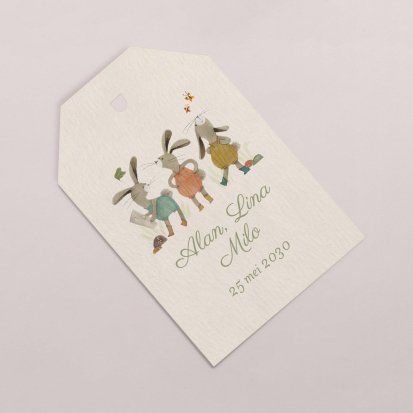 Drie kleine konijntjes