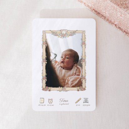 Mijn eerste portret - roze