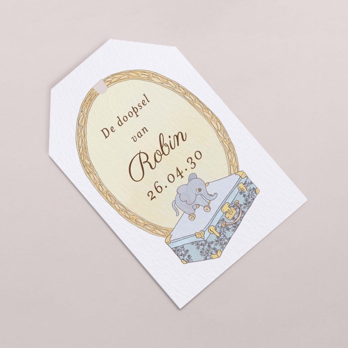 Mijn eerste portret - blauw