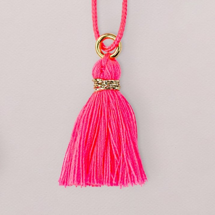 Roze pompons
