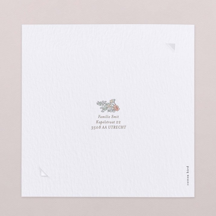 Mijn eerste portret - roze