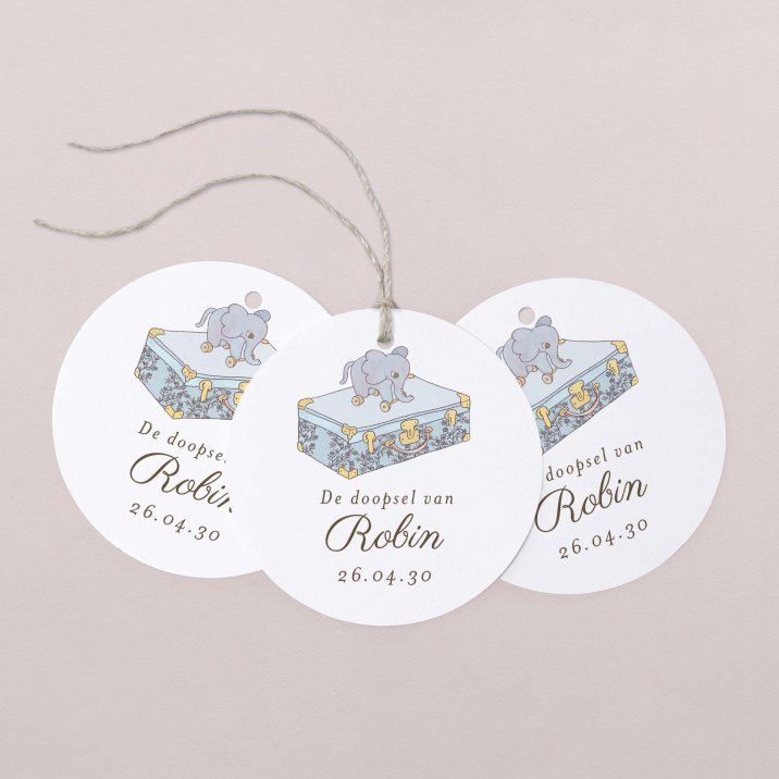 Mijn eerste portret - blauw