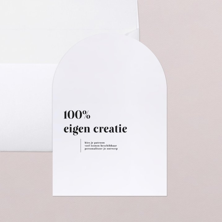 100% eigen creatie