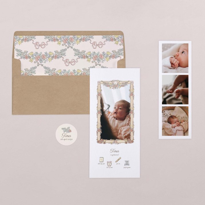 Mijn eerste portret - roze