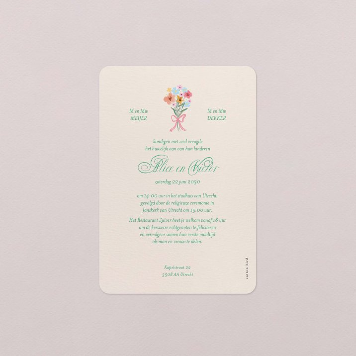 Pastel flowers