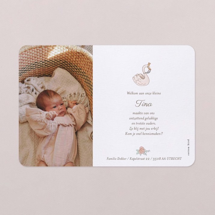 Mijn eerste portret - roze