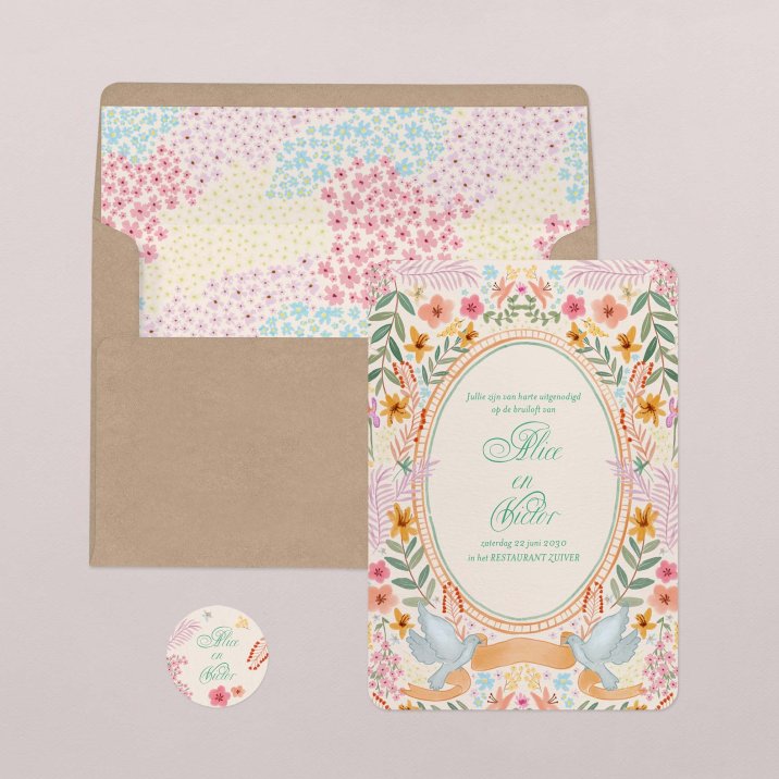Pastel flowers