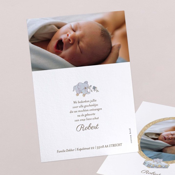 Memory box - blauw