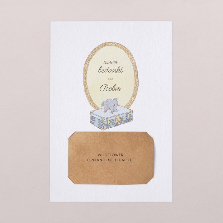 Mijn eerste portret - blauw