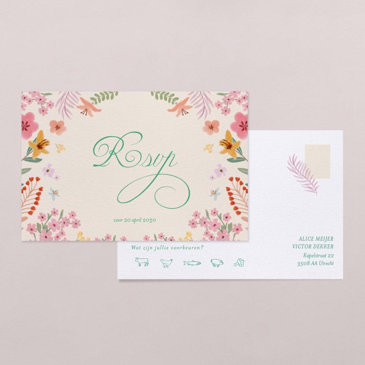 Pastel flowers