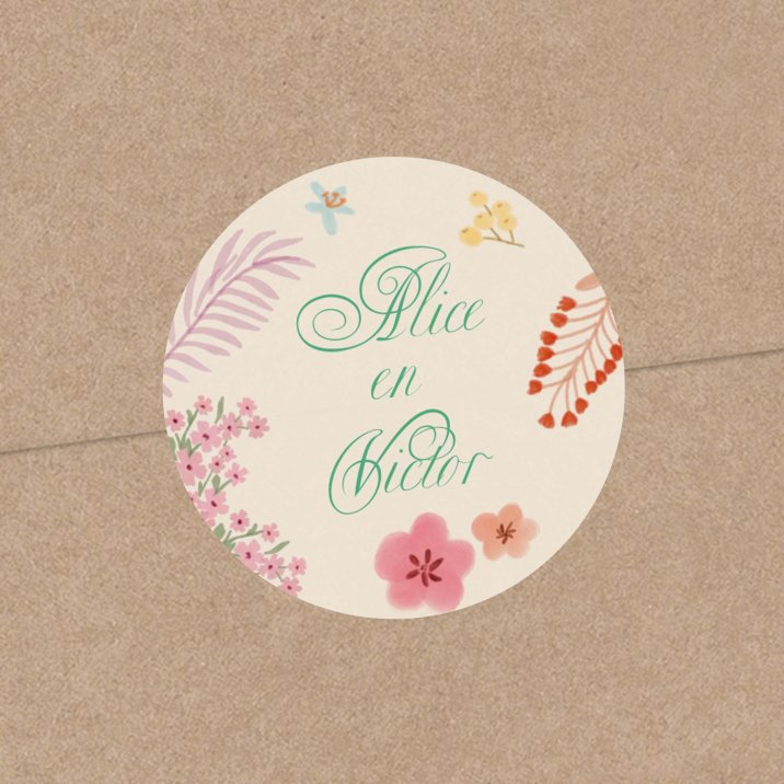 Pastel flowers