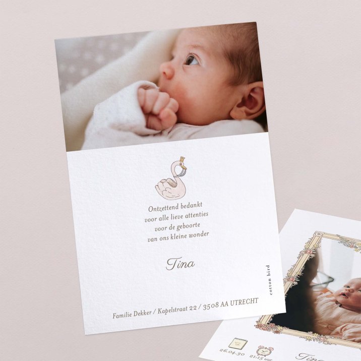 Mijn eerste portret - roze