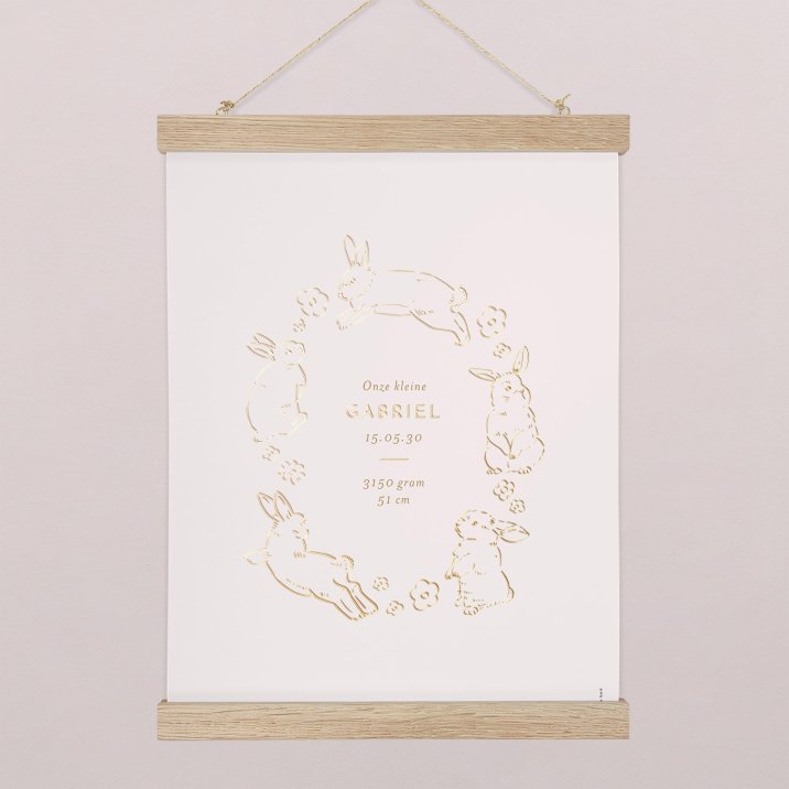 Klein goud konijntje