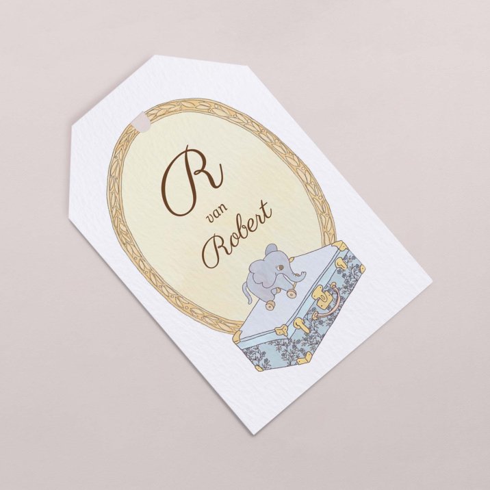 Memory box - blauw