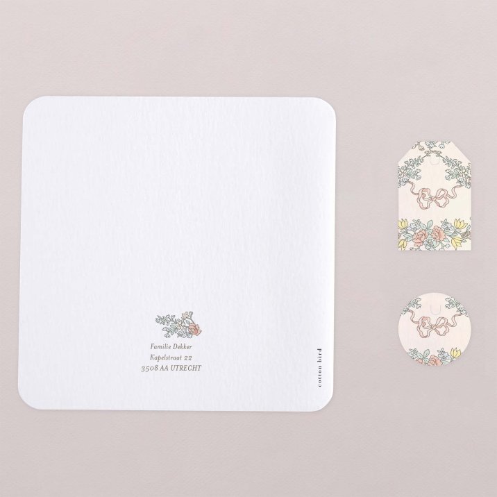 Mijn eerste portret - roze