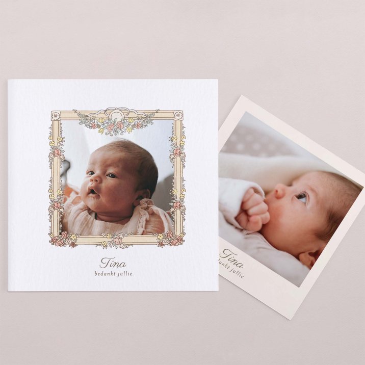 Mijn eerste portret - roze