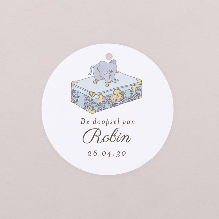 Mijn eerste portret - blauw