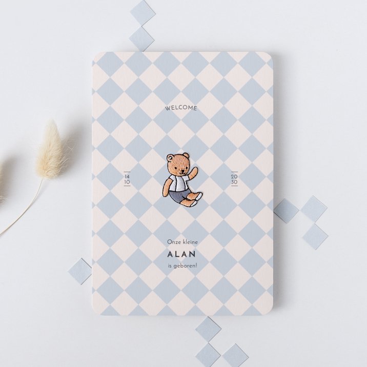 Harlekijn blauw