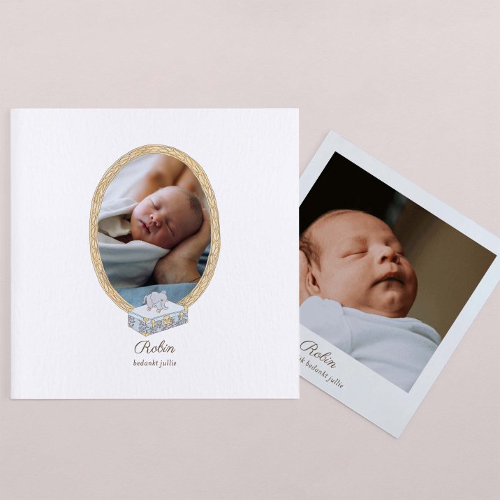 Mijn eerste portret - blauw