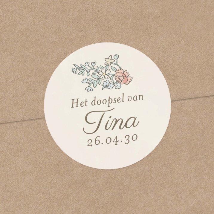 Mijn eerste portret - roze