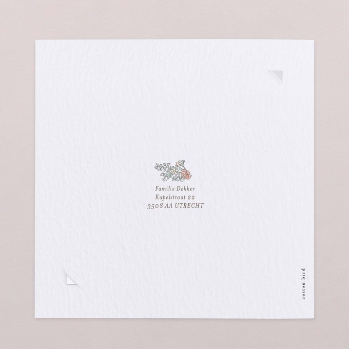 Mijn eerste portret - roze