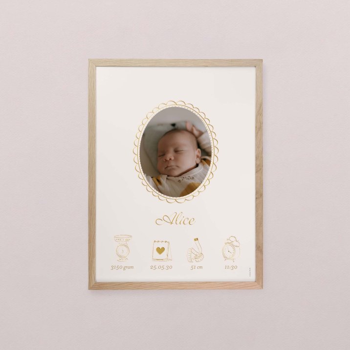 Golden frame