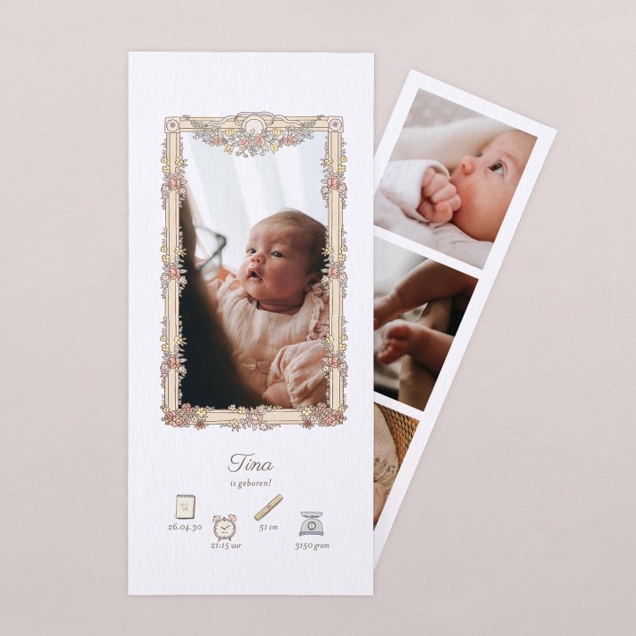 Mijn eerste portret - roze