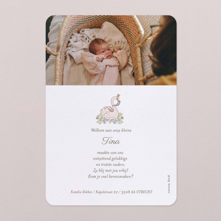 Mijn eerste portret - roze