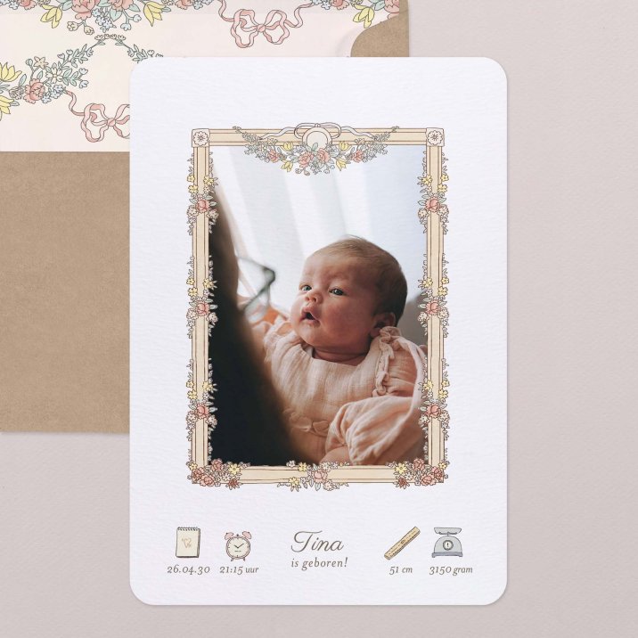 Mijn eerste portret - roze