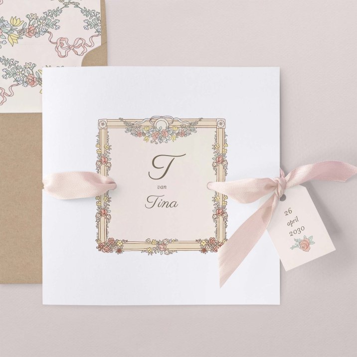 Mijn eerste portret - roze