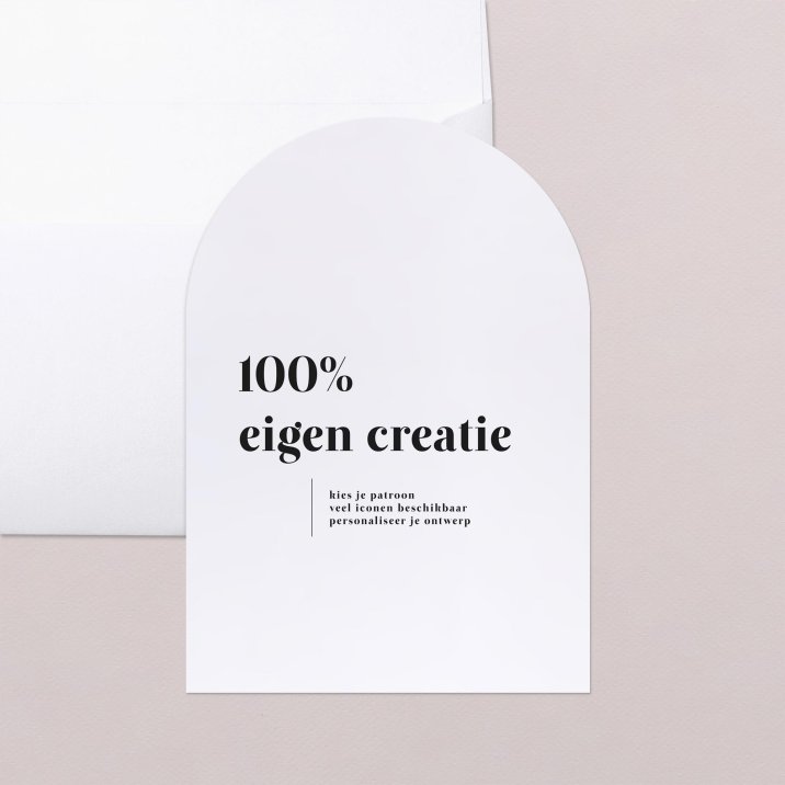 100% eigen creatie