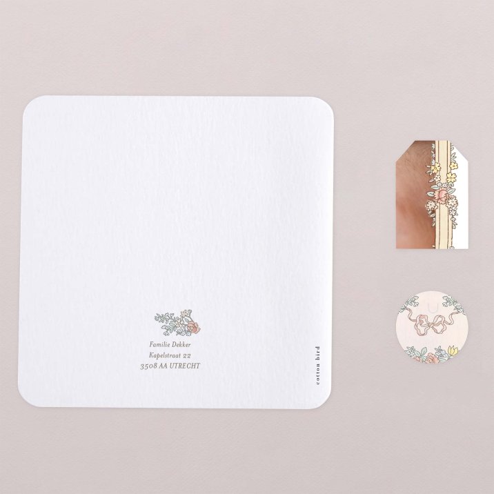 Mijn eerste portret - roze