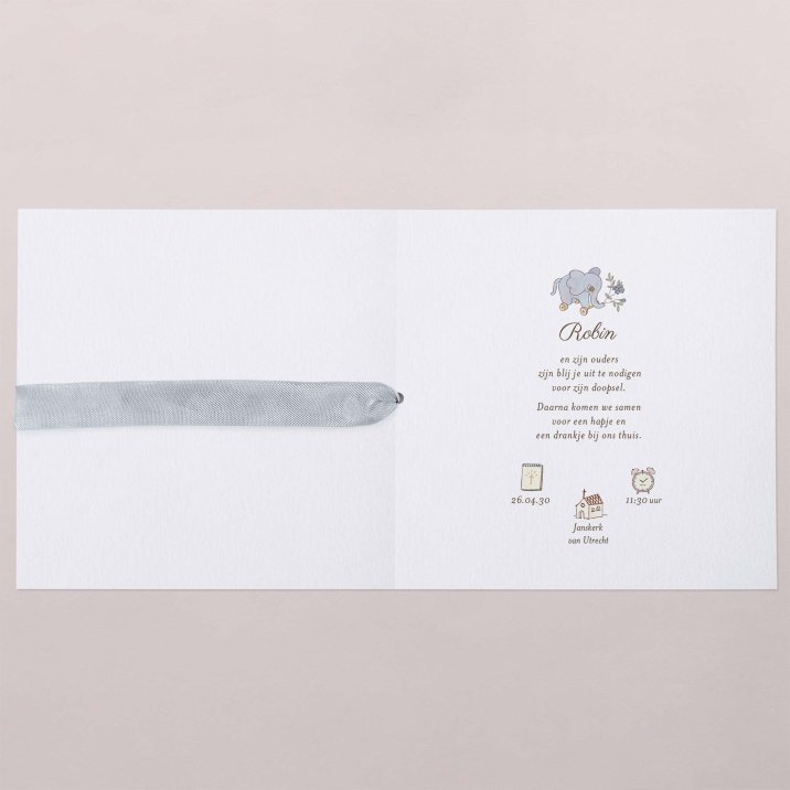 Mijn eerste portret - blauw