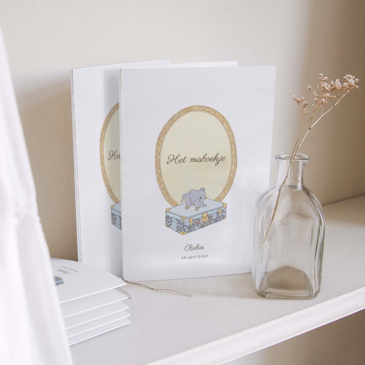 Mijn eerste portret - blauw